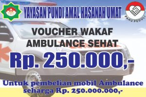 Ayo Wakaf Ambulance di Yayasan Pahu