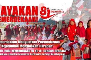 Rayakan Kemerdekaan dengan Berbagi Bersama PAHU Peduli