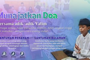 Munajatkan Doa Bersama Adik-Adik Yatim