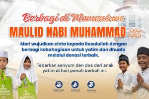 Berbagi di Momentum Maulid Muhammad SAW